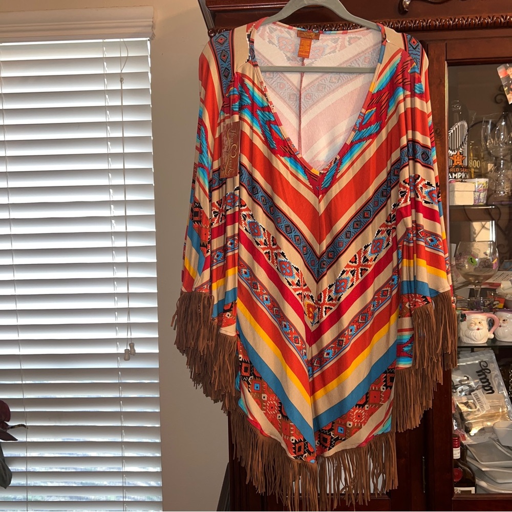 Cavenders poncho shirt